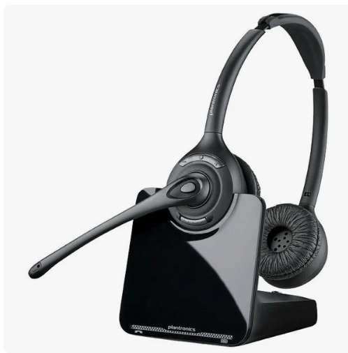 Гарнитура Plantronics CS520, для компьютера, накладные, радио, черный [84692-02]