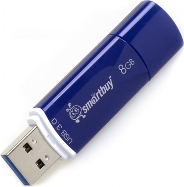 Флешка 8Gb Smartbuy SB8GBCRW-BL .