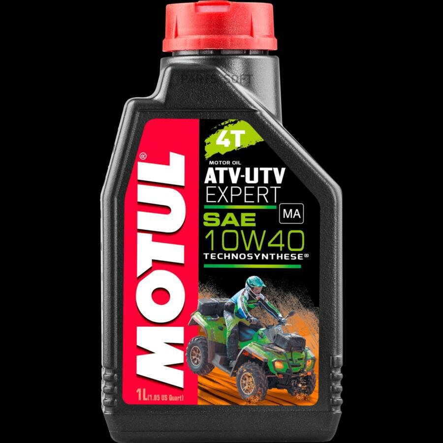 MOTUL 105938 Масло Моторное Для Квадроциклов 10w40 Motul 1л Полусинтетика Atv-Utv Expe