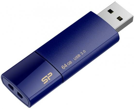 Флешка USB 64GB Silicon Power Blaze B05 SP064GBUF3B05V1D синий