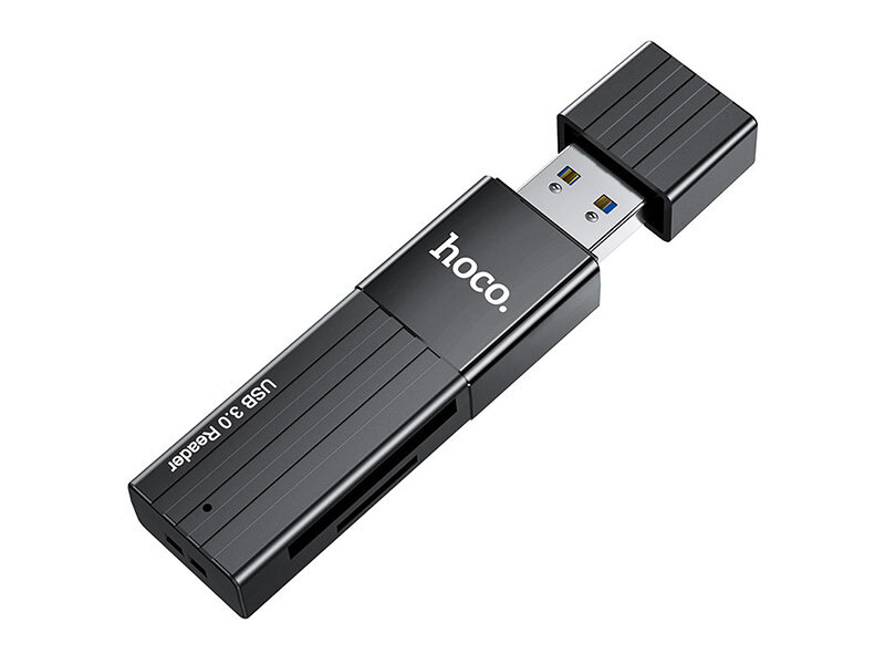 Карт-ридер Hoco HB20 USB 30 Black