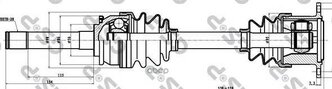 Привод В Сборе Mitsubishi Challenger / Shogun Sport I (K7_ K9_) GSP арт. 239006