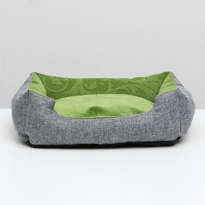 Пижон Лежанка-диван с двусторонней подушкой, 45 х 35 х 11 см, микс цветов - фотография № 3