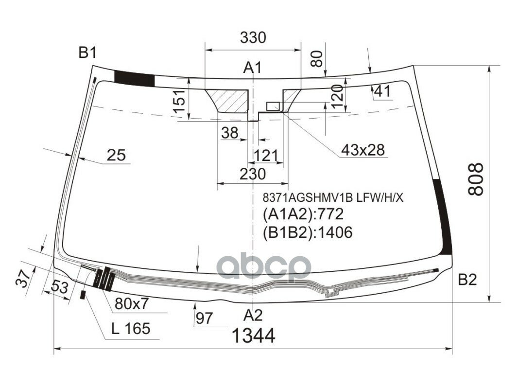 Стекло Лобовое С Обогревом Щеток + Дд Lexus Is250/350 05-13 XYG арт. 8371AGSHMV1B LFW/H/X