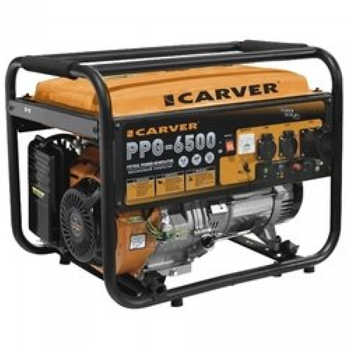 Бензиновый генератор CARVER PPG-6500 01.020.00018