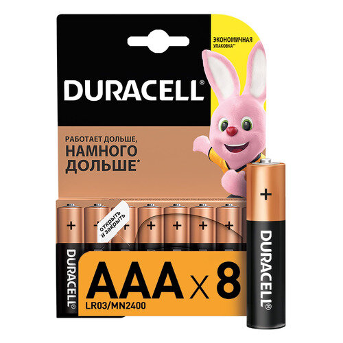 AAA  Duracell Basic LR03-8BL MN2400, 8 .