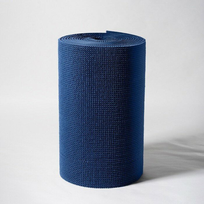Покрытие ковровое щетинистое «Травка», 0,9×15 м, в рулоне, цвет синий металлик - фотография № 3