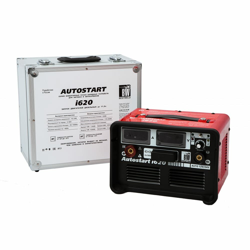 BestWeld Пуско-зарядное устройство инверторное AUTOSTART i620 BW1650