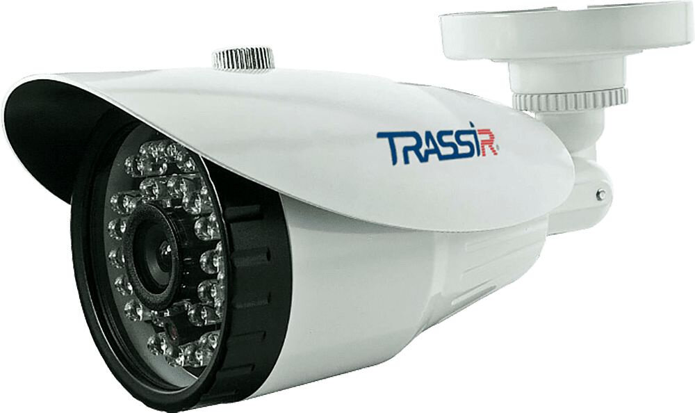 TRASSIR Камера видеонаблюдения IP Trassir TR-D2B5-noPoE v2 3.6-3.6мм цв. корп.:белый