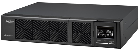 Systeme Electric Smart-Save Online SRV, 2000VA/1800W, On-Line, Rack 2U(Tower convertible), LCD, Out: 6xC13, SNMP Intelligent Slot, USB, RS-232