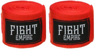 FIGHT EMPIRE Бинт боксёрский FIGHT EMPIRE 3 м, цвет красный