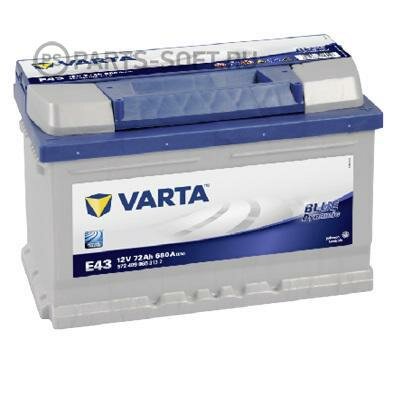 VARTA 572409068 Аккумуляторная батарея Blue Dynamic [12V 72Ah 680A B13]