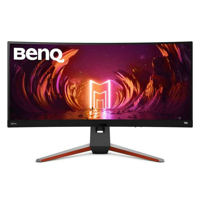 Монитор BENQ 34" EX3415R Curvature 1900R IPS LED 3440x1440@144Hz 1(2)ms 21:9 400cd/m2 1000:1 178/178 2*HDMI DP 2*USB 3.0 USB -B Speaker 2W*2 HAS Swivel Tilt Flicker-free Metallic Grey ( 9H.LK2LJ.TBE,дисплей ЖК, LCD, Ultra WQHD ,CURVED )