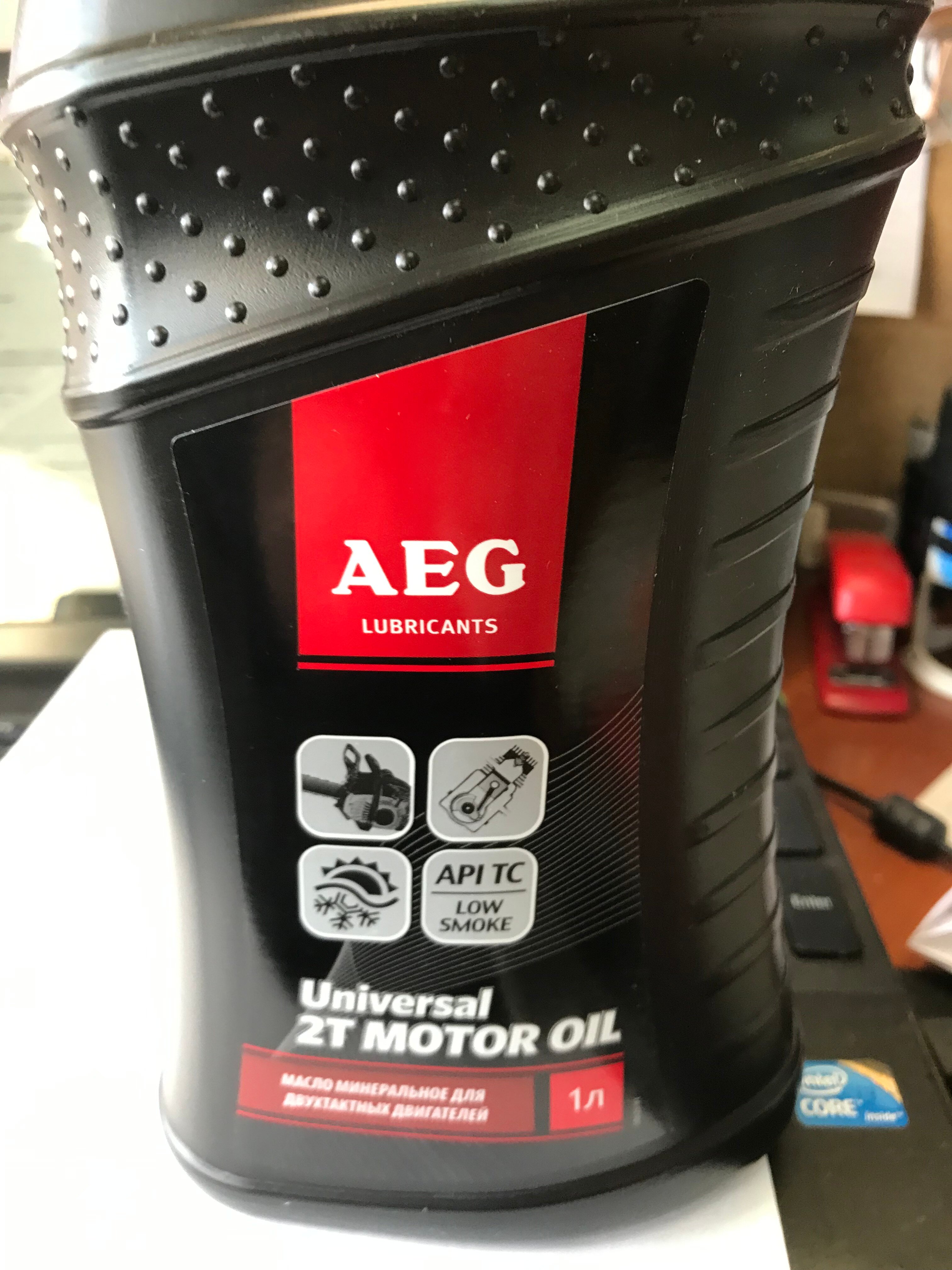 Масло 2-Х тактная AEG UNIVERSAL 2T MOTOR OIL API TC 1ЛИТР