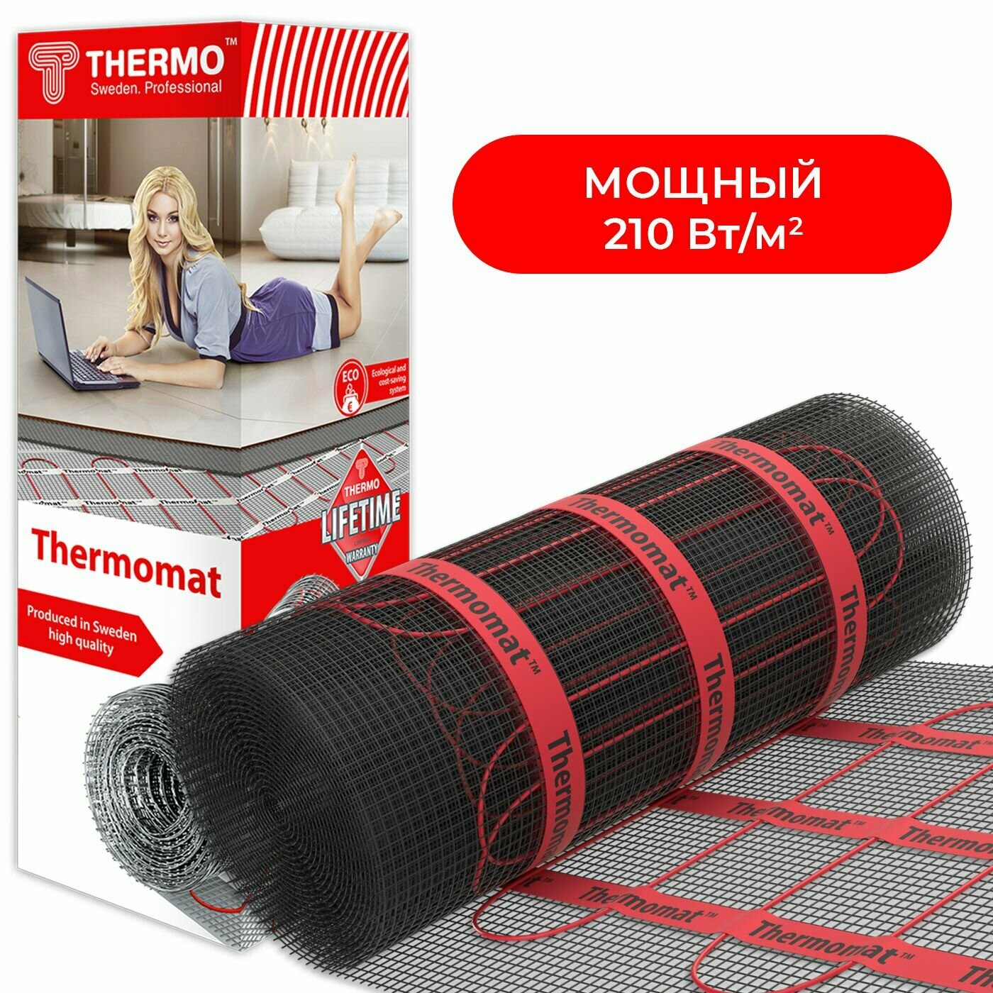 Нагревательный мат Thermomat TVK-210 4,7 м