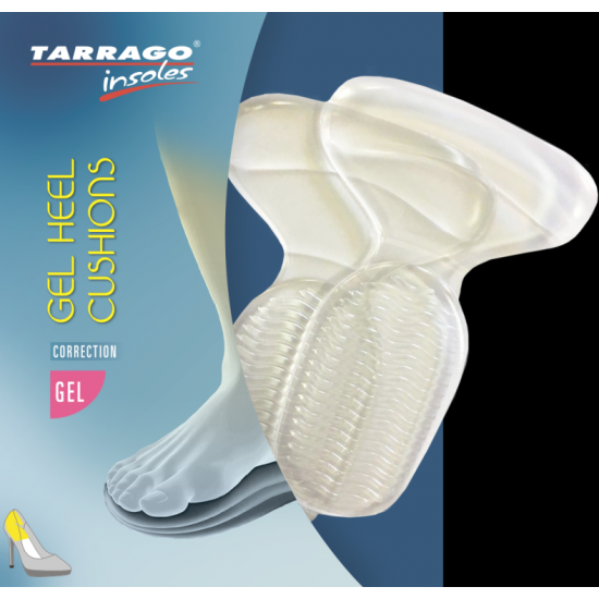 Пяткоудерживатель+подпяточник TARRAGO GEL HEEL CUSHIONS гелевый