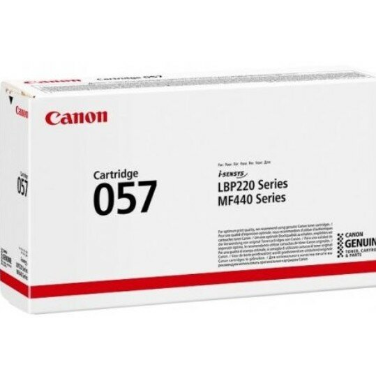 Canon Cartridge 057 3009C002 Картридж для i-SENSYS MF443dw MF445dw MF446x MF449x LBP223dw LBP226dw LBP228x, 3100 стр. GR