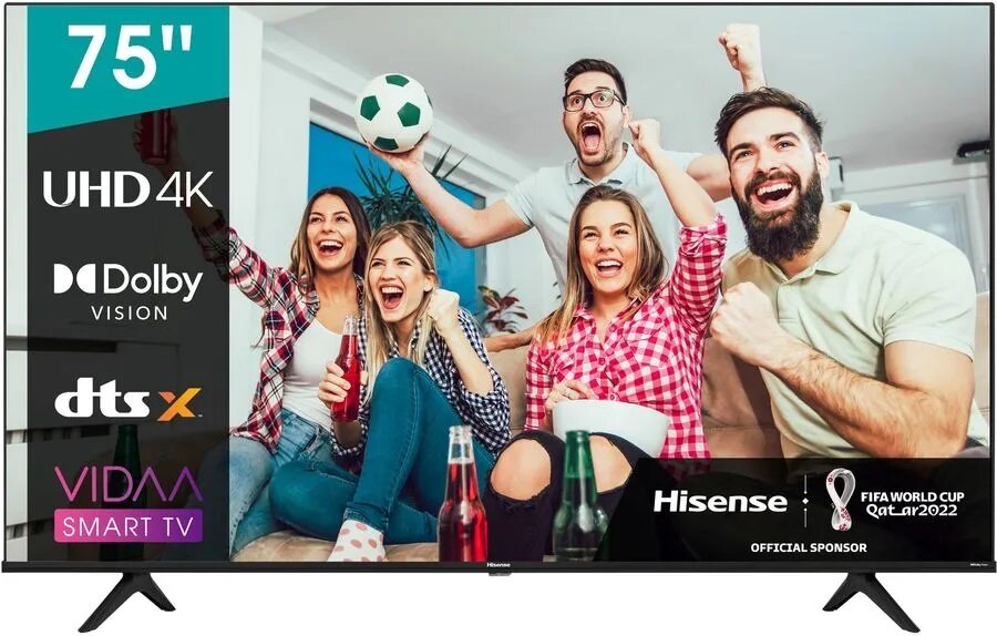 Телевизор LED Hisense 75" 75A6BG