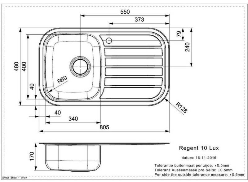 Кухонная мойка Reginox Regent 10 LUX OKG (box) (42573) - фотография № 2