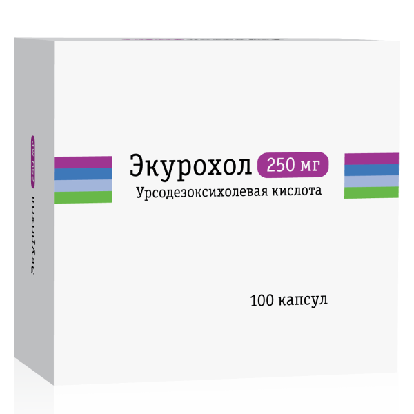 Экурохол, капсулы 250 мг 100 шт