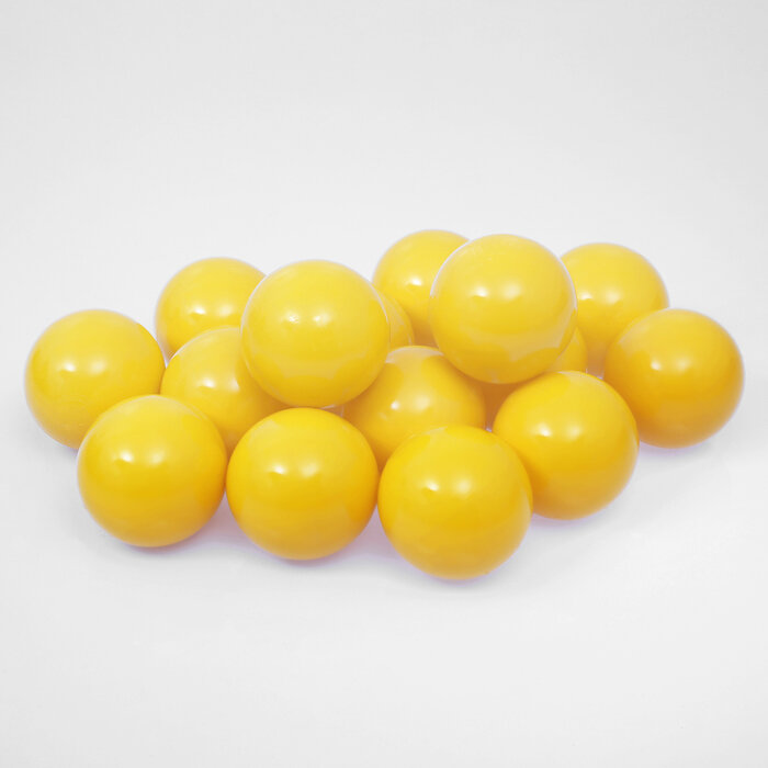 Набор шаров для сухого бассейна 500 шт, цвет: желтый 1512995