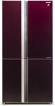 Холодильник Sharp/ 183x89.2x77.1 см, объем камер 394+211, No Frost, морозильная камера снизу,темно-бордовый SJGX98PRD - изображение