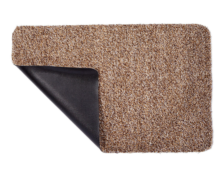 Супервпитывающий придверный коврик Clean Step Mat, коричневый - фотография № 4