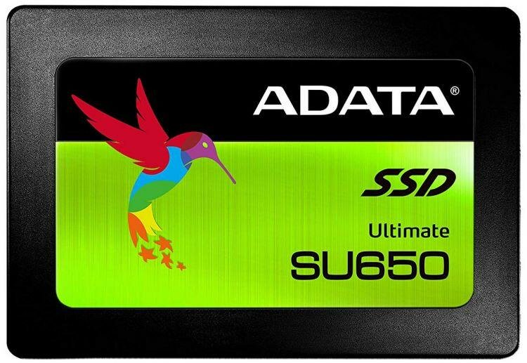 Твердотельный накопитель SSD A-Data SATA III 240GB SU650 TLC 2.5" 3D NAND, SLC cach / without 2.5 to 3.5 brackets / blister