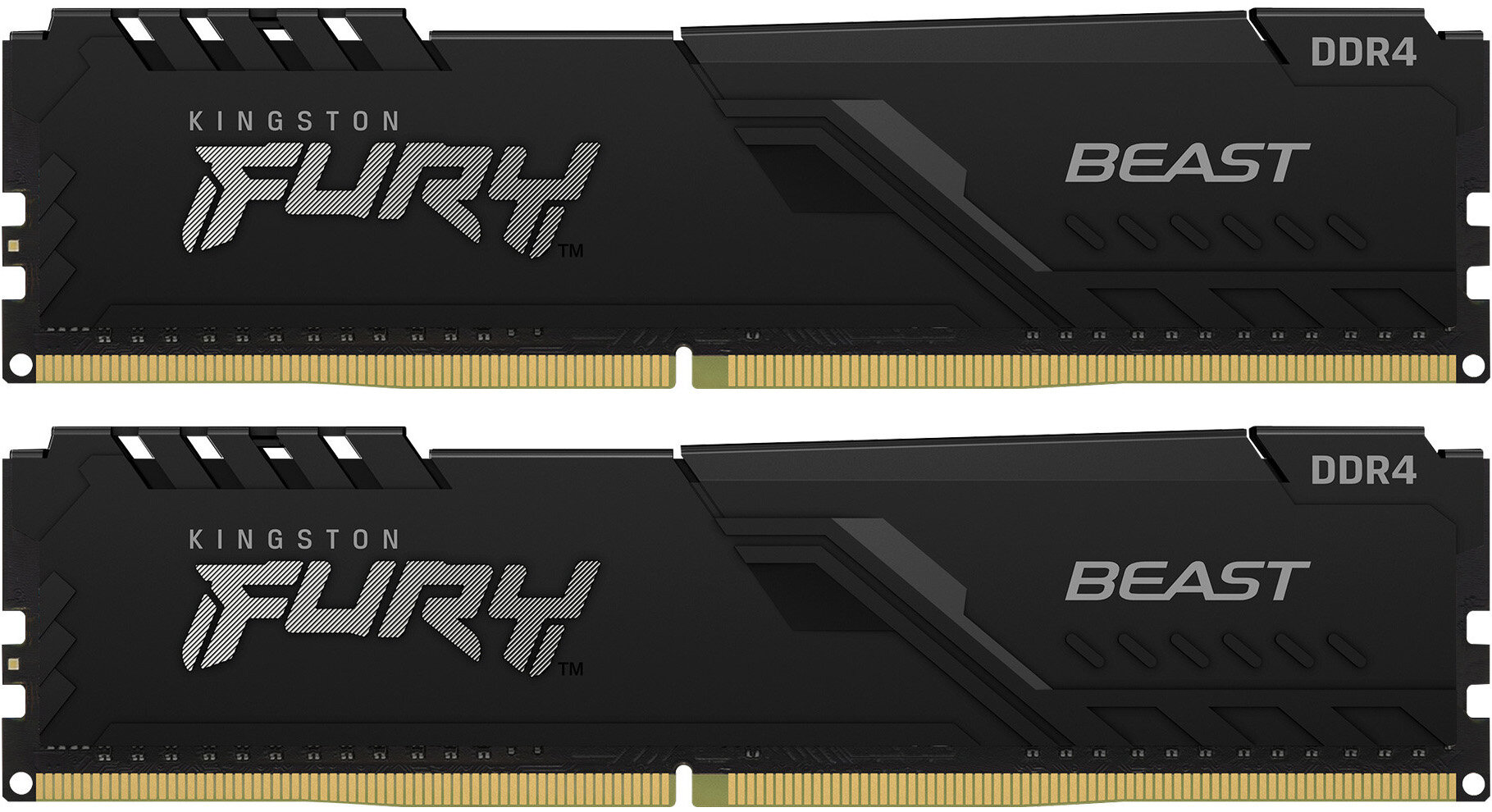 Оперативная память Kingston FURY Beast Black [KF432C16BBK2/8] 8 ГБ