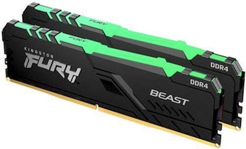 Оперативная память 16Gb Kingston Fury Beast RGB DDR4 3600MHz (KF436C17BBAK2/16) (2x8Gb KIT)