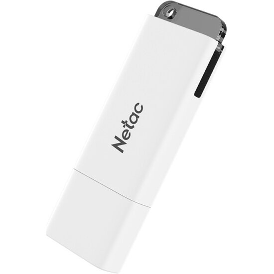 USB флешка Netac U185 8Gb white USB 2.0 (NT03U185N-008G-20WH)