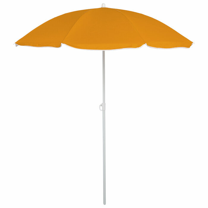 Зонт пляжный «Классика», d=160 cм, h=170 см, цвета микс - фотография № 1