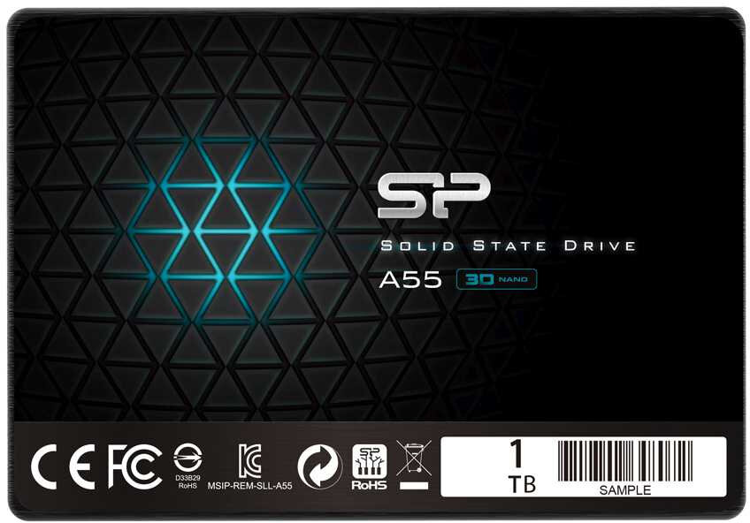 SSD накопитель SILICON POWER Ace A55 SP001TBSS3A55S25 1ТБ