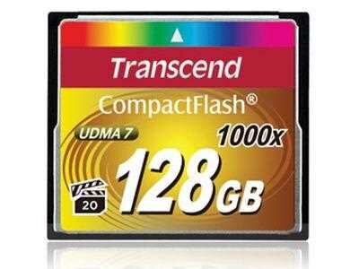 Transcend 128GB CompactFlash 1000x