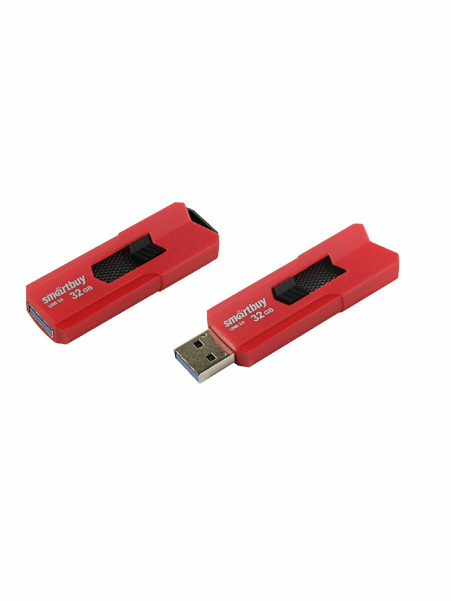 Флешка SmartBuy Stream 32GB Red (SB32GBST-R3)