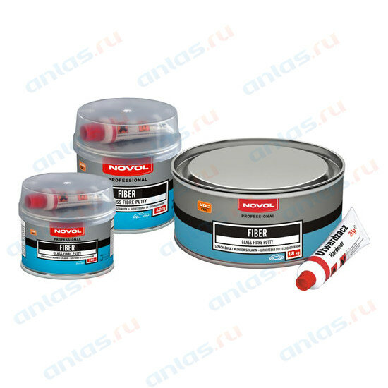 Шпатлевка со стекловолокном Novol Fiber 0,2 кг