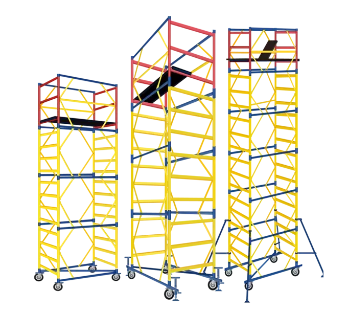 Вышка-тура строительная ВСП 250-1.0x2.0 передвижная базовый блок + 3 секции (51 м)