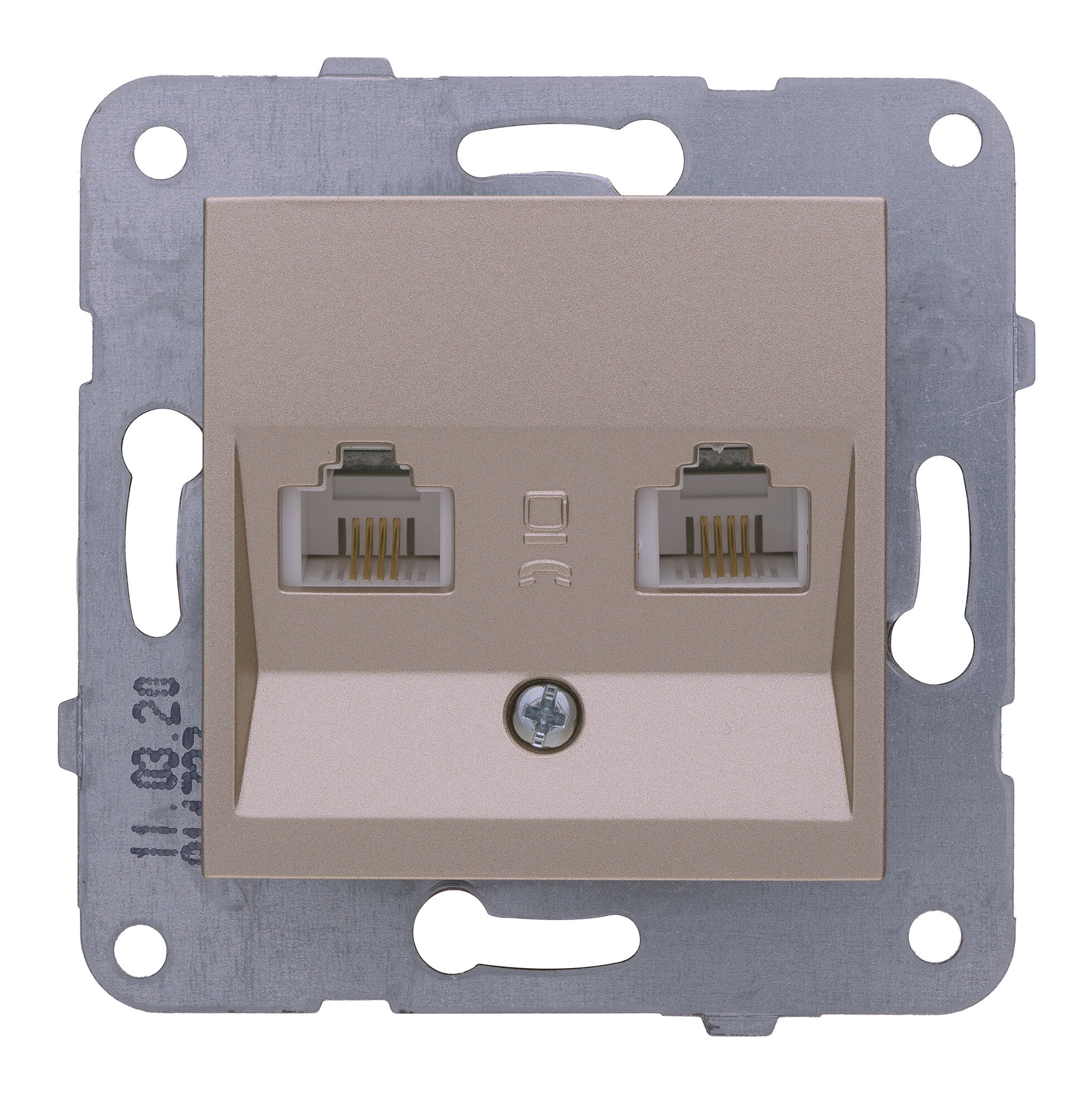 Розетка компьютерная Panasonic Karre Plus Arkedia Slim WKTT04072BR-RU скрыт. IP20 бронза упак.1шт