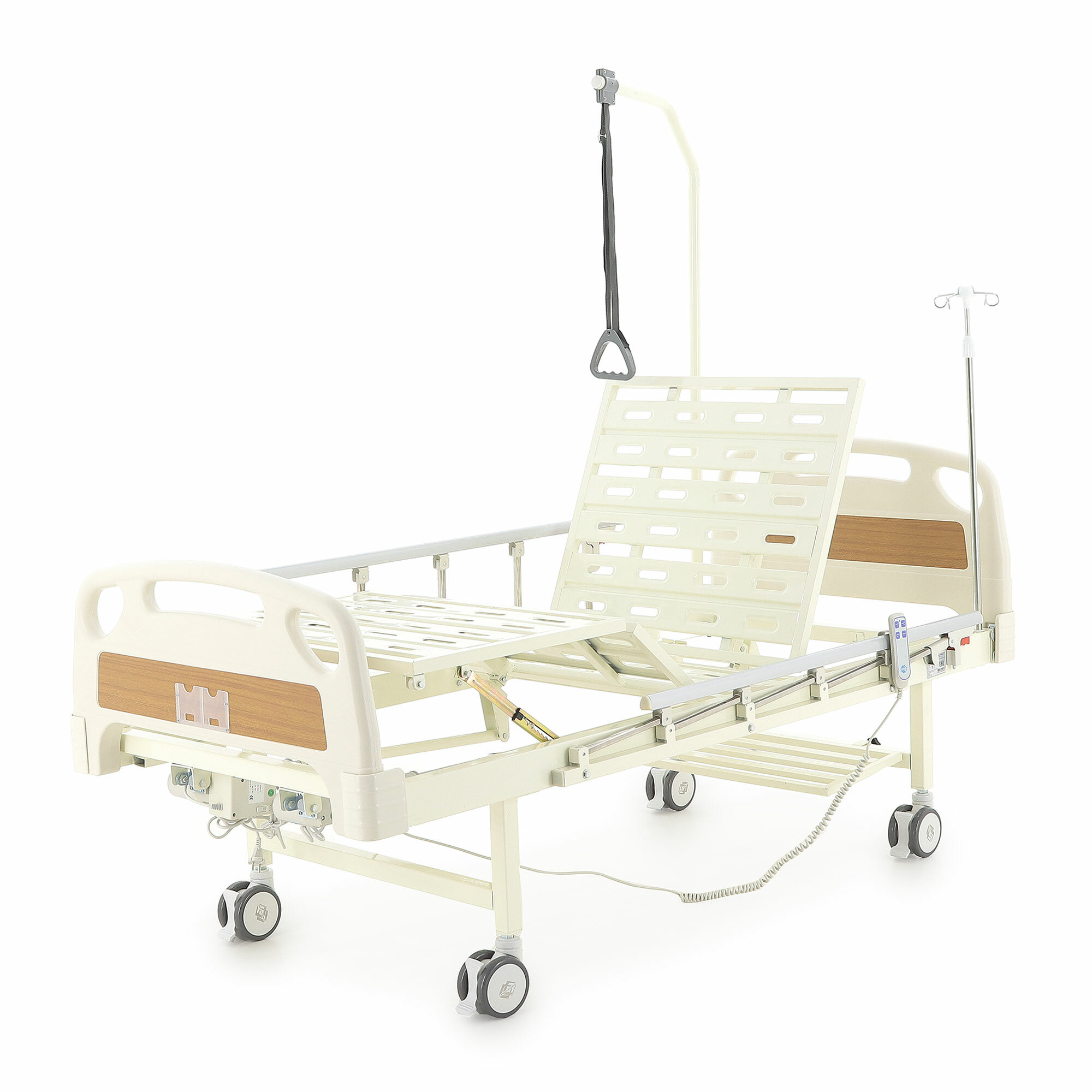 Кровать электрическая медицинская DB-7 (MosMed-DB-7-2018Н) белая для лежащих больных