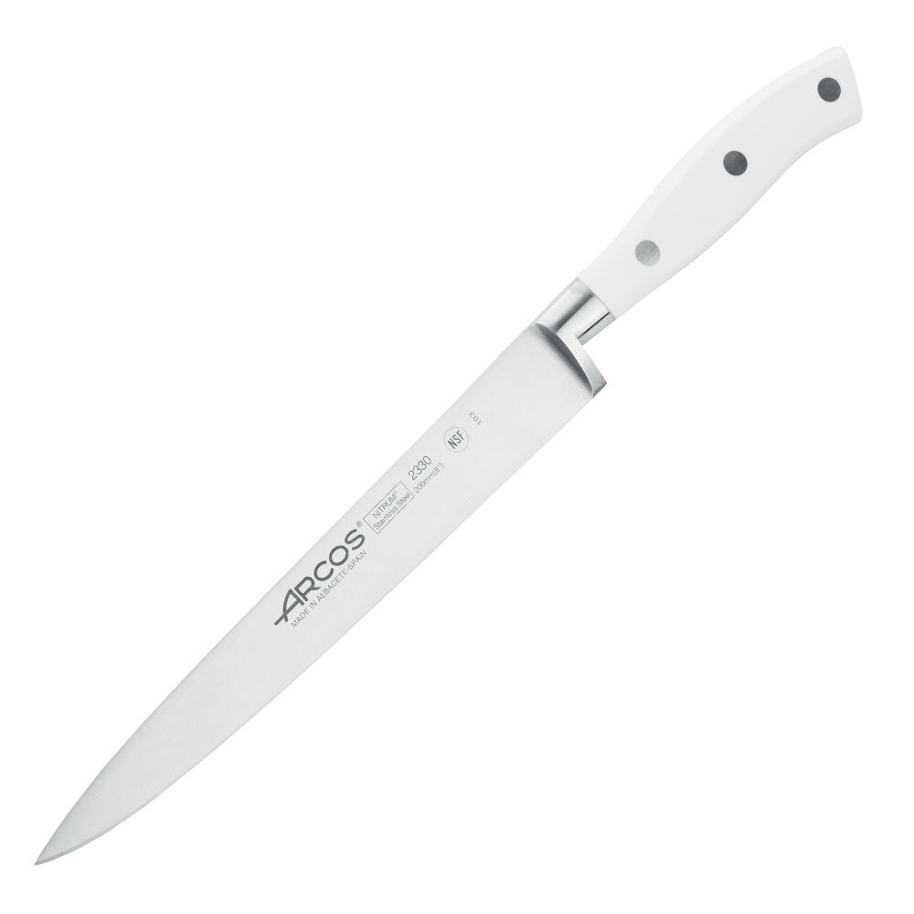 Нож кухонный для резки мяса 20см Arcos Riviera Blanca