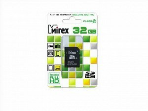 Карта памяти 32Gb (Secure Digital Card, micro) Mirex Class 10 SDHC 13611-SD10CD32