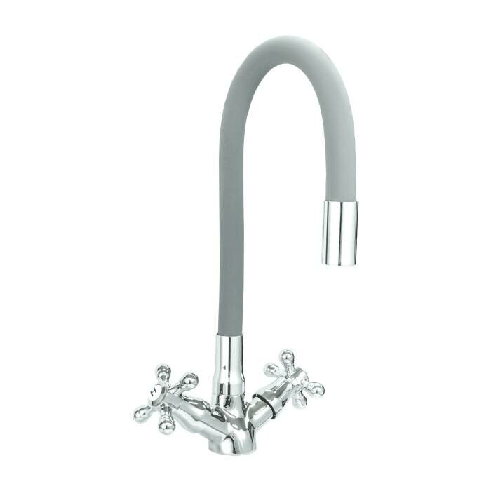 фото Смеситель для кухонной мойки двуручный Стандарт ЦС-СМ 26г К Мет_Крест Центр Сантехники (Подольск) СМ512011