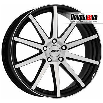  AEZ Straight 8.519/5112 D70.1 ET25.0, Black Polished