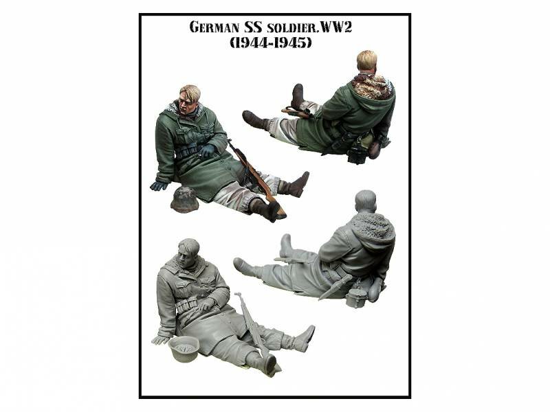 Фигура Германский солдат WW2. Масштаб 1:35