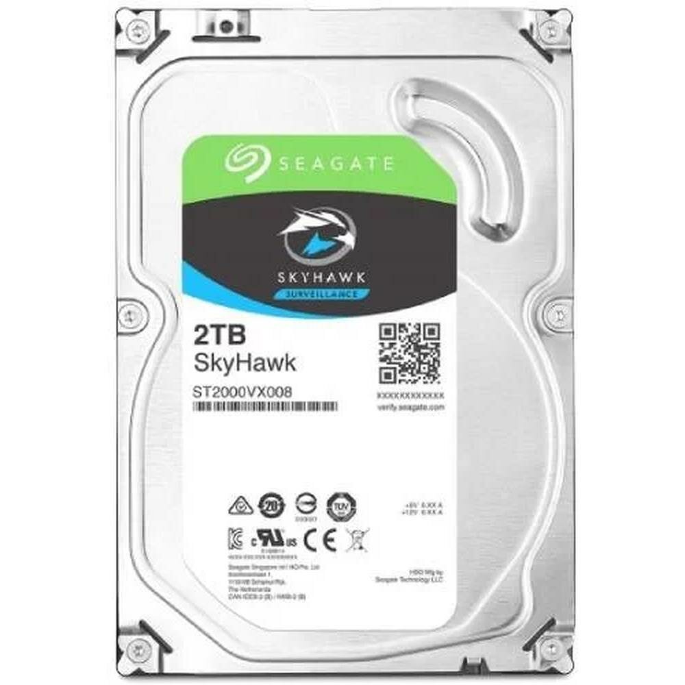 Жесткий диск 3.5" SATA3 2Тб Seagate SkyHawk ( ST2000VX015 ) OEM