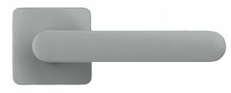 Дверная ручка на круглом основании COLOMBO ONE CC11RSB-C04 матовый серебристый