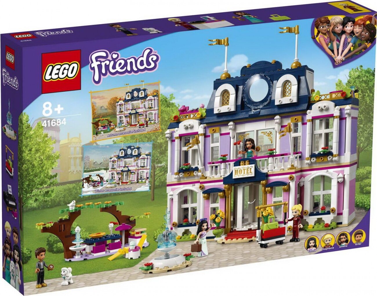 Конструктор LEGO Friends Гранд-отель Хартлейк Сити 41684-L