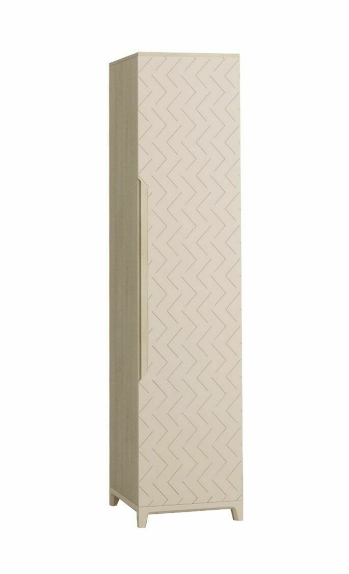 Шкаф 1-дверный универсальный Сканди жемчужно белый - фотография № 1