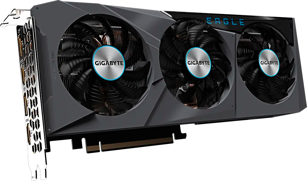 Видеокарта Gigabyte (GV-N4070EAGLE OCV2-12GD) GeForce RTX 4070 12GB EAGLE OCV2