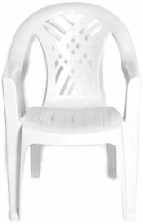 Кресло пластиковое Стандарт Пластик Престиж-2 84 x 60 x 66 см белое